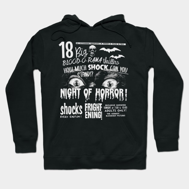 Night of Horror! Hoodie by UnlovelyFrankenstein